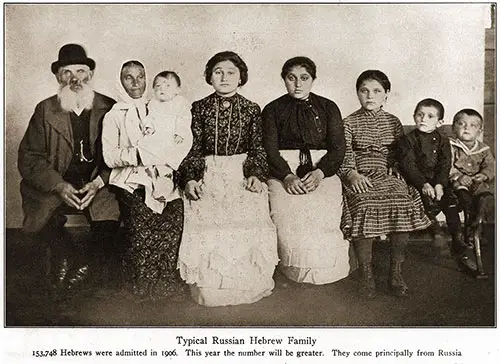 Typical Russian Hebrew Family.