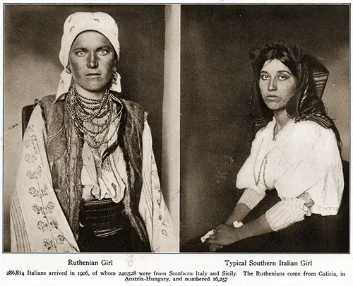 Ruthenian (Belorussian) Girl | Typical Southern Italian Girl.