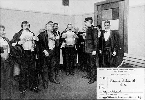 Doctor's Inspection of Suspects for Skin Diseases, Etc. 1902.