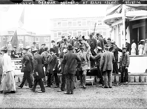 German Doctors at Ellis Island, 18 September 1912.