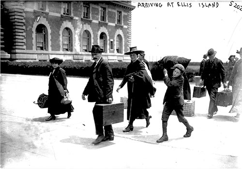 Immigrants Arriving at Ellis Island in 1907.