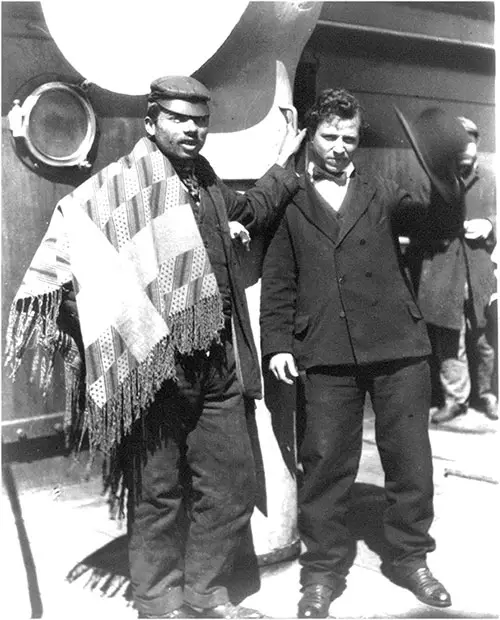 Italian Emigrants on the SS Friedrich der Grosse circa 1910.