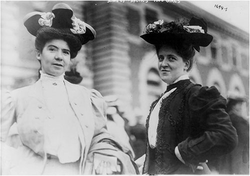 Two More of the "Baltic's" 1,000 Girls at Ellis Island. 1907
