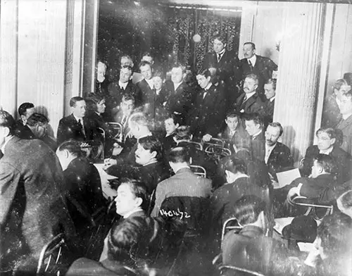 Senate Investigating Committee Questioning Individuals at the Waldorf Astoria May 1912