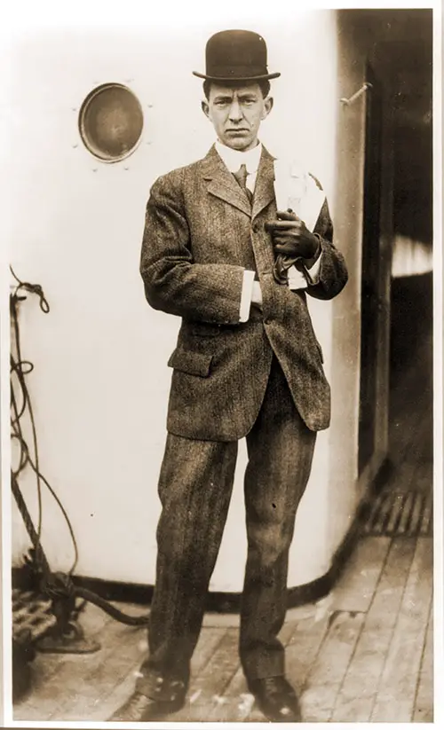 Stuart Collett - Survivor of the Titanic 19 April 1912