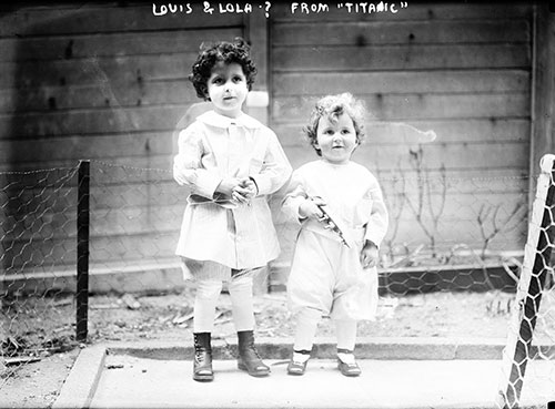 Louis and Michel Navratil - Temporary Orphans from the Titanic