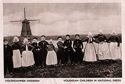 Volendam Children in National Dress