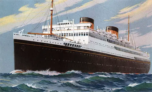 The Cunard Ocean Liner "RMS Britannic"