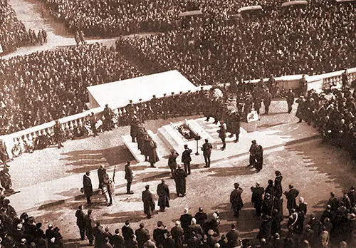 Sarcophagus of the Unknown Soldier -- A View from Above.