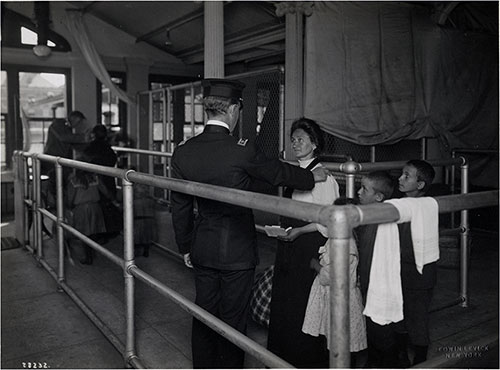 Immigrants Undergoing Medical Examination at Ellis Island