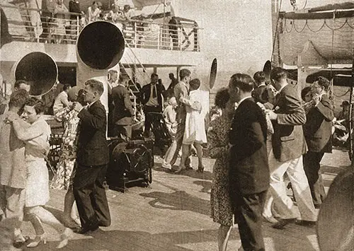 On with the Dance -- An Atlantic Foxtrot on the Aquitania.