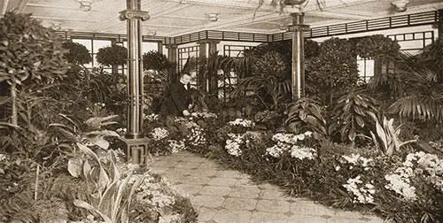 Aquitania's Atlantic Gardener with Some of His Flowers and Plants.