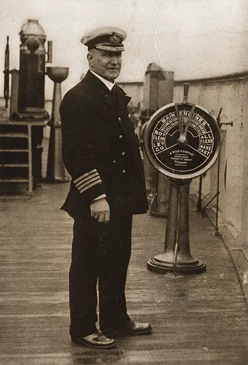 Captain W. T. Turner, R.N.R. First Commander of the RMS Aquitania.