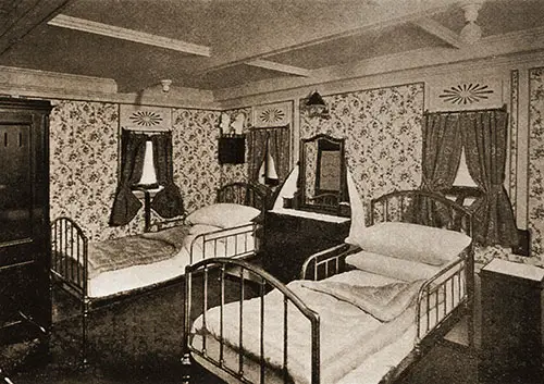 First Class Double-Bedded Stateroom, RMS Carmania.