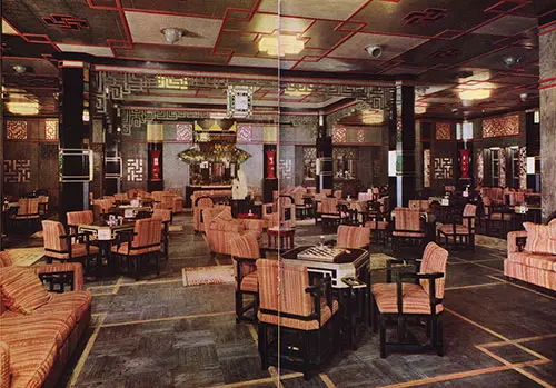 The Cathay Smoking Lounge, Designed by Edmund Dulac.