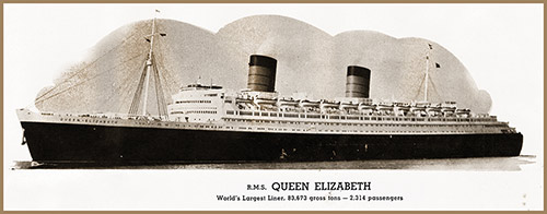 RMS Queen Elizabeth, World's Largest Liner.