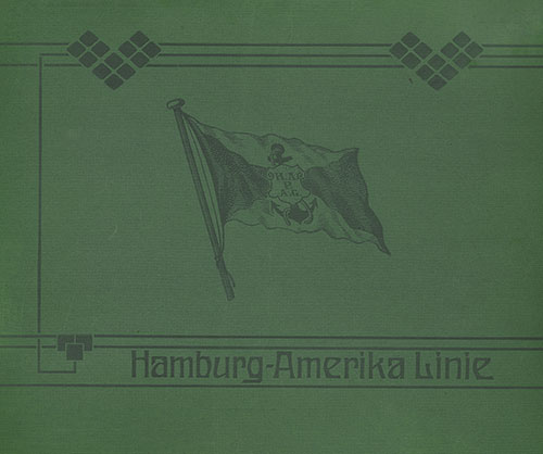Front Cover, Hamburg-Amerika Linie Nordland-Fahrten (North Country Voyages), 1908.