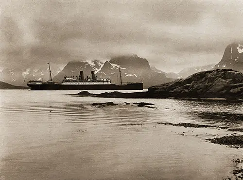 The SS Blücher in Raftsund, Lofoten, Digermulen, Norway.
