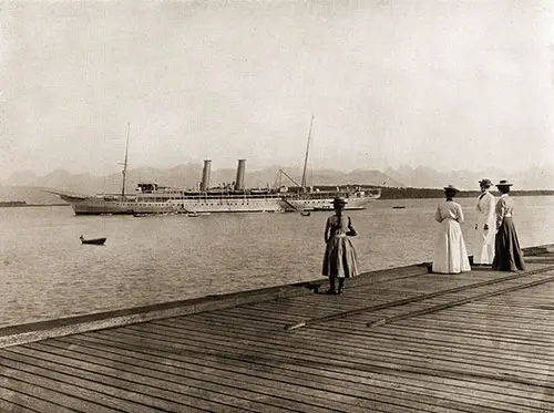 The SS Prinzessin Victoria Luise at Molde Norway.