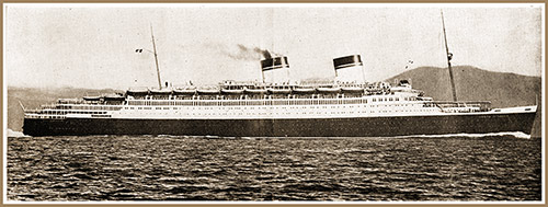 SS Conte di Savoia of the Italian Line. Gross Tonnage 48,502.