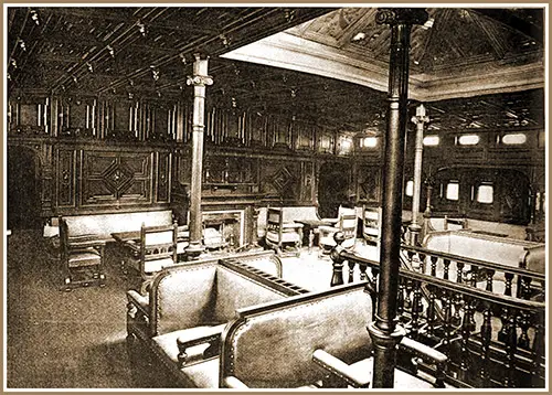 The First Class Smoking Room on the RMS Campania.