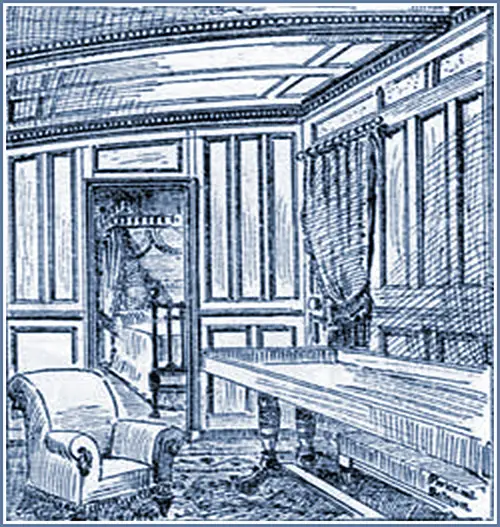 Parlor and Bedroom.