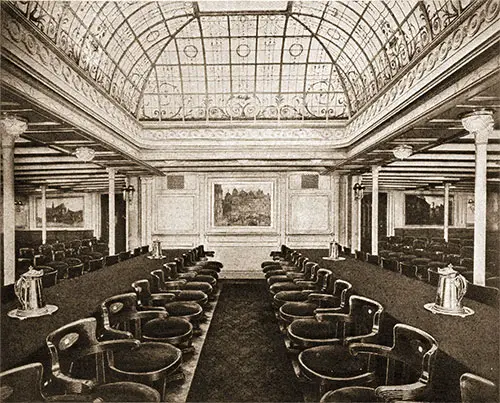 First Class Dining Saloon.