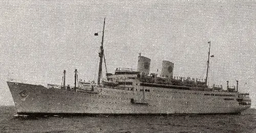 M.S. Gripsholm of the Swedish American Line.