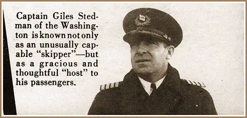 Captain Giles Stedman of the Washington