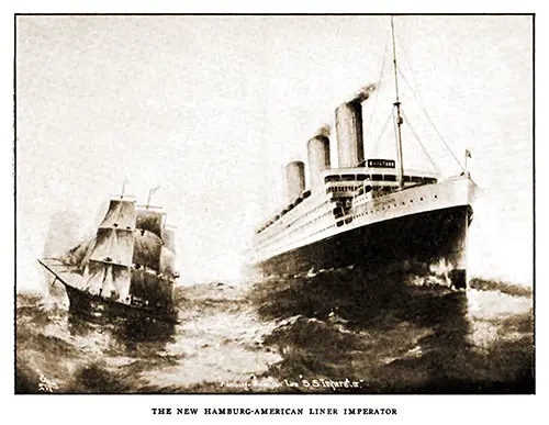 The New Hamburg-American Liner Imperator.