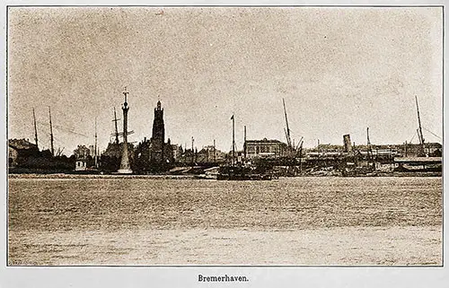 The Port of Bremerhaven, 1892.