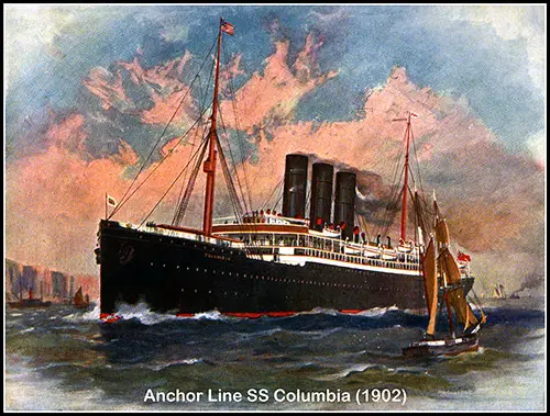 The SS Columbia (1902) of the Anchor Steamship Line.