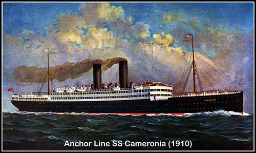 SS Cameronia (1910) of the Anchor Steamship Line.