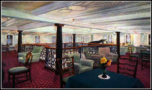 SS Cameronia (1910) First Class Music Room.