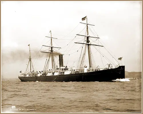 The SS Circassia of the Anchor Line