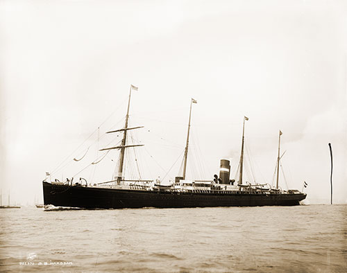 SS Maasdam of the Holland-America Line, 2 May 1891.