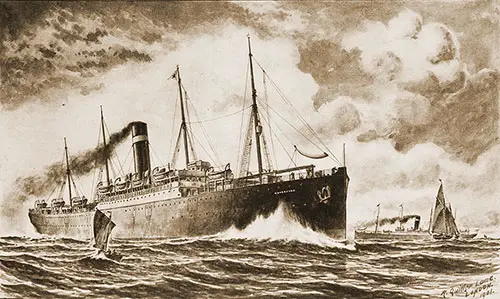 SS Haverford of the Red Star Line, 1901.