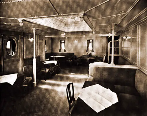 Prinz Friedrich Wilhelm Second Cabin Ladies' Lounge.