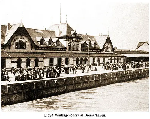 Norddeutscher Lloyd Waiting Rooms at Bremerhaven.