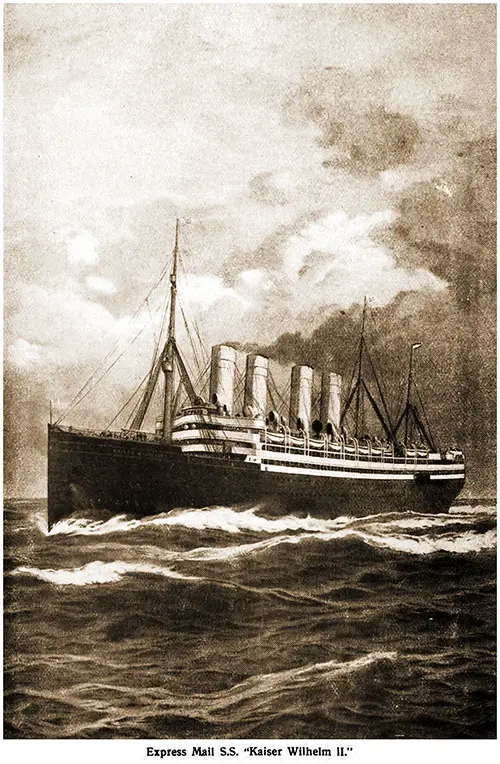 Express Mail Steamship SS Kaiser Wilhelm II.