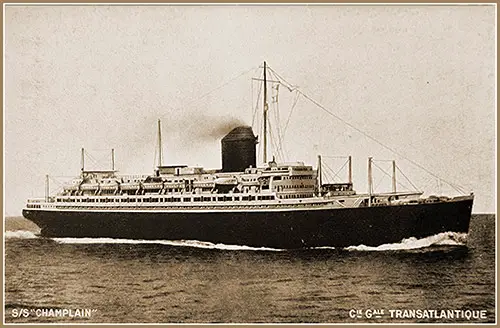 CGT French Line SS Champlain (1932).