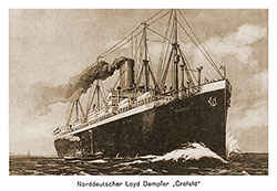 SS Crefeld (1922) of the Norddeutscher Lloyd.
