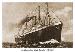 GGA Image ID # 1f6f8c594c SS Crefeld (1922) of the Norddeutscher Lloyd.