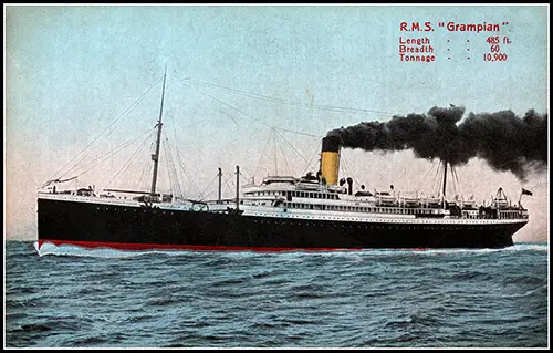 RMS Grampian (1907) of the Allan Line/CPL.