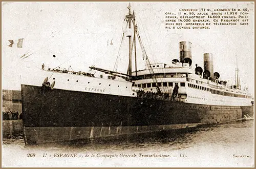 L'Espagne de la Compagnie Générale Transatlantique.