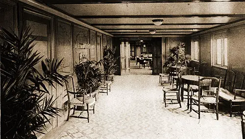 SS Lafayette (1915) First Class Gallery, 1920s.