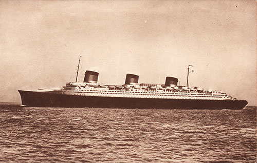 The SS Normandie, Twice Holder of the Blue Ribbon.