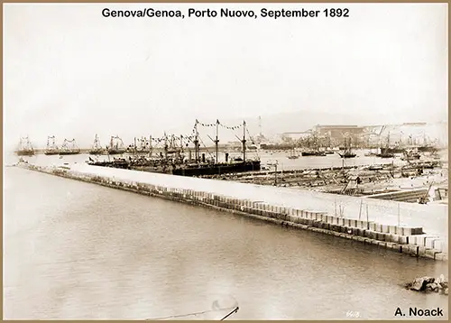 Port of Genoa, September 1892.