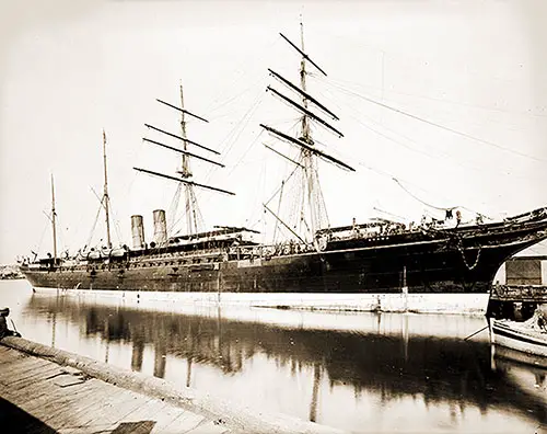SS Arawa of the Shaw, Savill & Albion Company, 1884.