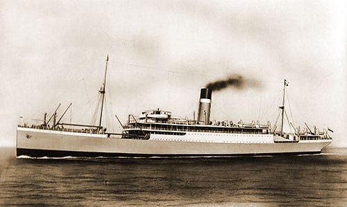 SS City of London (1907), Ellerman's City Line. Chartered by the Anchor Line, 1922.